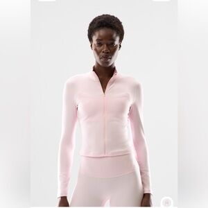 NWT Golden Aritzia New Butter Zip Up Villa Pink Size L